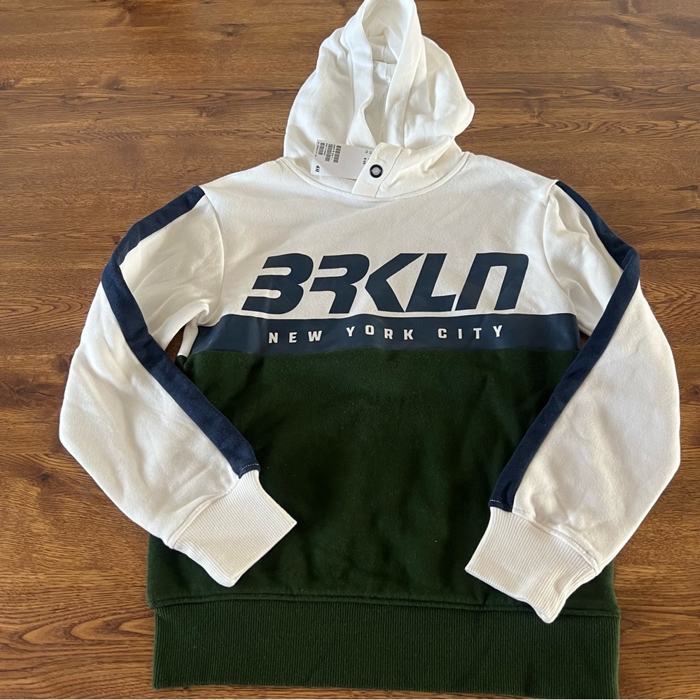 Kids H&M BRKLN New York City Hoodie Size 8-10 NWT